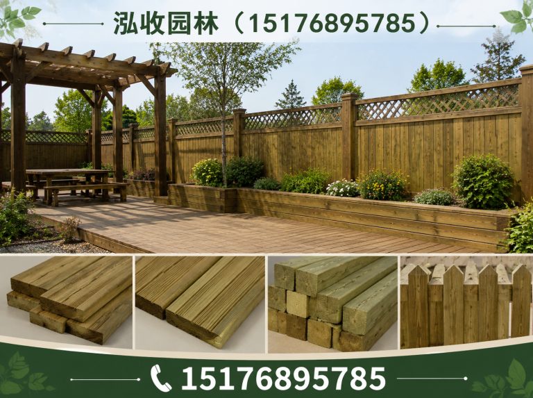 临汾防腐木凉亭展示图